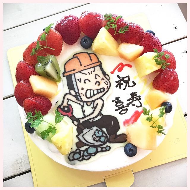 手作り菓子 Torteのケーキ画像 群馬 高崎 伊勢崎 前橋 ケーキ屋 シフォンケーキのキャラケーキキャラクターケーキ ぐるめぱど